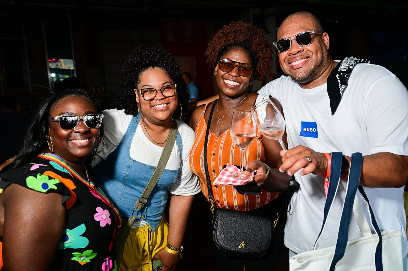 Friends and wine — PeachFest afternoon done right — PeachFest 2026